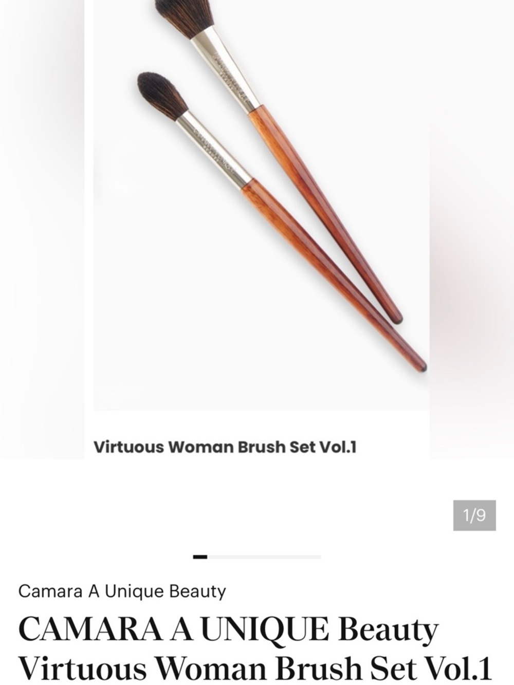 Virtuous Woman Brush Set Vol.1 - Brown Makeup Brushes